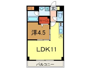 グレンパ－ク兵庫駅前の物件間取画像